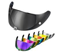 PSLER Visera de Casco para EXO 520 1400 R1 Visera Tintada para Scorpion EXO 391 520 1400 R1,Protector Facial con Protección UV Accesorios de Repuesto para Motocicleta(Negro Claro)