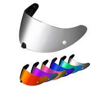 PSLER Visera de Casco para EXO 520 1400 R1 Visera Tintada para Scorpion EXO 391 520 1400 R1,Protector Facial con Protección UV Accesorios de Repuesto para Motocicleta(Plata Espejada)