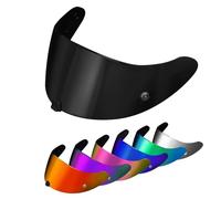 PSLER Visera de Casco para EXO 520 1400 R1 Visera Tintada para Scorpion EXO 391 520 1400 R1,Protector Facial con Protección UV Accesorios de Repuesto para Motocicleta(Negro Oscuro)