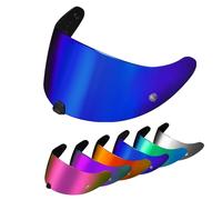 PSLER Visera de Casco para Exo R420(NO compatible con R520) Visera Tintada para Casco Motocicleta Accesorios de Repuesto(Azul Profundo)