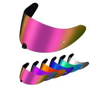 PSLER Visera de Casco para Exo R420(NO compatible con R520) Visera Tintada para Casco Motocicleta Accesorios de Repuesto(Rojo Rosa)