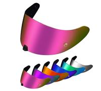 PSLER Visera de Casco para Exo R420(NO compatible con R520) Visera Tintada para Casco Motocicleta Accesorios de Repuesto(Rojo Rosa)