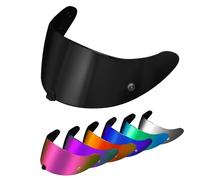 PSLER Visera de Casco para Exo R420(NO compatible con R520) Visera Tintada para Casco Motocicleta Accesorios de Repuesto(Negro Oscuro)