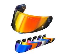 PSLER Visera de Casco para HJC HJ-33 I90 Visera Tintada para HJC Hj-33 i90, Protector Facial con Protección UV Accesorios de Repuesto para Motocicleta(Rojo Transparente)