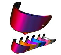 PSLER Visera de Casco para HJC HJ-34P C10, Visera Tintada para Casco de Motocicleta Accesorios de Repuesto(Rojo Violáceo Intenso)