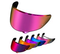 PSLER Visera de Casco para HJC HJ-34P C10, Visera Tintada para Casco de Motocicleta Accesorios de Repuesto(Rojo Rosa Intenso)