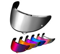 PSLER Visera de Casco para HJC HJ-34P C10, Visera Tintada para Casco de Motocicleta Accesorios de Repuesto(Plata)