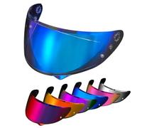 PSLER Visera de Casco para HJC HJ-34P C10, Visera Tintada para Casco de Motocicleta Accesorios de Repuesto(Transparente Azul)