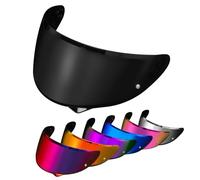 PSLER Visera de Casco para HJC HJ-34P C10, Visera Tintada para Casco de Motocicleta Accesorios de Repuesto(Negro Oscuro)