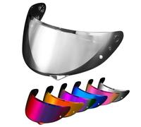 PSLER Visera de Casco para HJC HJ-34P C10, Visera Tintada para Casco de Motocicleta Accesorios de Repuesto(Transparente Plata)