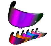 PSLER Visera de Casco para HJC HJ-34P C10, Visera Tintada para Casco de Motocicleta Accesorios de Repuesto(Morado Intenso)