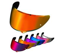 PSLER Visera de Casco para HJC HJ-34P C10, Visera Tintada para Casco de Motocicleta Accesorios de Repuesto(Rojo Intenso)