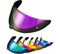 PSLER Visera de Casco para HJC i70 i10 HJ-31, Visera Tintada para Casco Motocicleta Accesorios de Repuesto(Púrpura Oscuro)