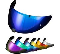PSLER Visera de Casco para HJC i70 i10 HJ-31, Visera Tintada para Casco Motocicleta Accesorios de Repuesto(Azul Oscuro)