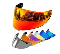 PSLER Visera de Casco para K6 K6s Visera Tintada para Casco de Motocicleta Accesorios de Repuesto para K6 K6s(Rojo Intenso)