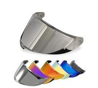 PSLER Visera de Casco para K6 K6s Visera Tintada para Casco de Motocicleta Accesorios de Repuesto para K6 K6s(Plata Transparente)