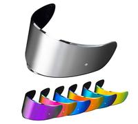 PSLER Visera de Casco para LS2 FF801 FF397 VECTOR FT2, Visera Tintada para Sedici Strada 2 Strada 3,Casco de Motocicleta Accesorios de Repuesto(Plata)