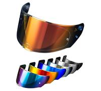 PSLER Visera de Casco para LS2 Outer FF320 Rapid FF353 Assault FF328 Stream FF800, Visera Tintada para Casco de Motocicleta Accesorios de Repuesto(Rojo Transparente)