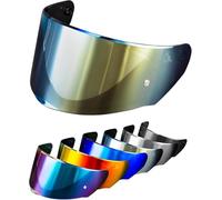 PSLER Visera de Casco para LS2 Outer FF320 Rapid FF353 Assault FF328 Stream FF800, Visera Tintada para Casco de Motocicleta Accesorios de Repuesto(Marrón Oscuro Dorado)