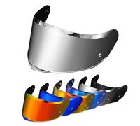 PSLER Visera de Casco para LS2 Stream II FF808, Visera Tintada para Casco de Motocicleta Accesorios de Repuesto(Plata)