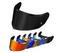 PSLER Visera de Casco para LS2 Stream II FF808, Visera Tintada para Casco de Motocicleta Accesorios de Repuesto(Negro)