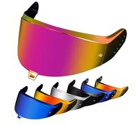 PSLER Visera de Casco para SKWAL i3 RIDILL 2 D-SKWAL 3 Visera Tintada para Casco de Motocicleta Accesorios de Repuesto(Rojo Rosado Intenso)