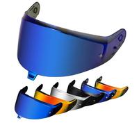 PSLER Visera de Casco para SKWAL i3 RIDILL 2 D-SKWAL 3 Visera Tintada para Casco de Motocicleta Accesorios de Repuesto(Azul Intenso)