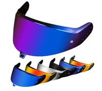 PSLER Visera de Casco para SKWAL i3 RIDILL 2 D-SKWAL 3 Visera Tintada para Casco de Motocicleta Accesorios de Repuesto(Arcoíris)