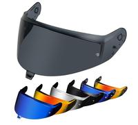 PSLER Visera de Casco para SKWAL i3 RIDILL 2 D-SKWAL 3 Visera Tintada para Casco de Motocicleta Accesorios de Repuesto(Negro Claro)