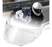 PSLER Visera de Motocicleta de Repuesto para HJC HJ-38, Compatible con Casco Integral i71 F71, Visera de Casco Resistente a Arañazos y Protección UV, Preparada para Pinlock (Transparente)