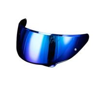 PSLER Visera de repuesto para HJC HJ-38, apta para cascos integrales i71 F71, resistente a los arañazos y protección UV, preparado para Pinlock (azul profundo)