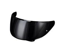 PSLER Visera de repuesto para HJC HJ-38, apta para cascos integrales i71 F71, resistente a los arañazos y protección UV, preparado para Pinlock (negro oscuro)