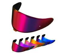 PSLER Visera RF-1400 - CWR-F2R - Visera facial para casco de motocicleta, accesorios de repuesto para RF 1400 CWR-F2R NXR2 Z8 X15, rojo púrpura oscuro