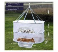 PSNKLMM 1-3layer Drying Net Breathable Quick Drying Hanging Mesh Holder Drying Foods Fish Net For Socks Underwear Drying(2 Layers 60X40)