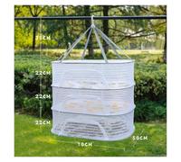 PSNKLMM 1-3layer Drying Net Breathable Quick Drying Hanging Mesh Holder Drying Foods Fish Net For Socks Underwear Drying(3 Layers 70X50)