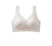 PSNKLMM 1 Sujetador de Mujer Transpirable, sin Rastro, Aros Acero, cómodo, Talla Grande, Ropa Interior Deportiva(M (42-50kg),Black)