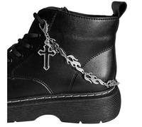 PSNKLMM 2 piezas de cadena for zapatos con forma cruz llama espinosa, accesorios for botas y lona, decoración, colgante, joyería fiesta moda for mujer Para Mujer Botas Sandalias Zapatos Casuales