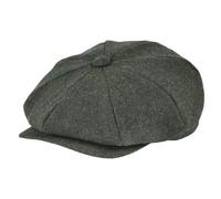 PSNKLMM Gorra de vendedor periódicos Tweed Vintage, gorras planas estilo Panel 8 cuartos, boina conductor for mujer(Green)