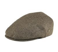 PSNKLMM Gorras de vendedor periódicos, gorra Tweed for hombres y mujeres, boina, sombrero conductor taxista, sombreros planos Golf(Khaki,58-59cm)