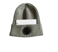 PSNKLMM Gorro informal de invierno for exteriores for hombre, gorro punto acanalado algodón con una sola lente for adultos, gorros unisex cálidos Invierno Al Aire Libre(Gray)
