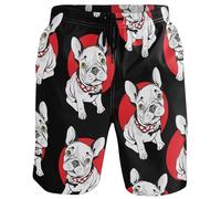 PSNKLMM Pantalones Cortos de Playa con Estampado de Animales for Hombre, bañadores Deportivos for Gimnasio, Pantalones Cortos de Hielo Frescos(ZYH432,XS)