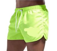 PSNKLMM Pantalones Cortos de Verano for Hombre, bañador de Secado rápido, Transpirable, con cordón y Bolsillos, for Surfear y Hacer Deporte en la Playa.(Color 07,L)