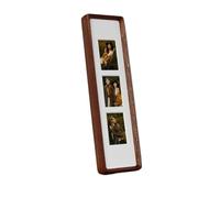 PSNKLMM Soporte de exhibición marco fotos madera maciza for tríptico DIY, boda pareja varias piezas cuádruple Para Hogar, Oficina