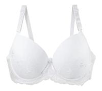 PSNKLMM Sujetadores Push-up Transpirables con Lazo, Copas BCDE 34/75, 36/80, 38/85, 40/90, 42/95 y 44/100, Ropa Interior for Mujer, lencería de Talla Grande(White,100C)