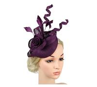 PSNKLMM Tocado De Flores For Mujer, Diadema Con Pinzas, Sombrero Tipo Pastillero, For Cóctel, Fiesta Té For Para Bodas, Fiestas, Fiesta De CumpleañOs(HA5803-2)