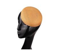 PSNKLMM Tocado for mujer, de imitación plumas sinamay, for fiestas té, pastillero, flores, sombreros, iglesia, cóctel, tocado Para Bodas, Fiestas, Fiesta De CumpleañOs(Gold)