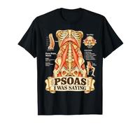 Psoas Estaba Diciendo Fisioterapia Muscular Anatomía Yoga Broma Camiseta