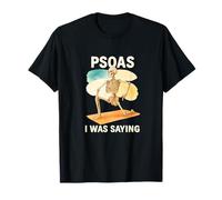 Psoas I Was Saying Anatomy Pun Stretching Skeleton Camiseta