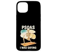 Psoas I Was Saying Anatomy Pun Stretching Skeleton Carcasa para iPhone 15 Plus