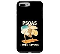 Psoas I Was Saying Anatomy Pun Stretching Skeleton Carcasa para iPhone 7 Plus/8 Plus